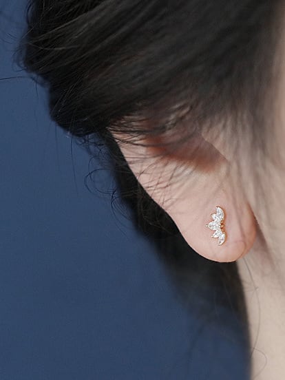 Lead Stud Earrings