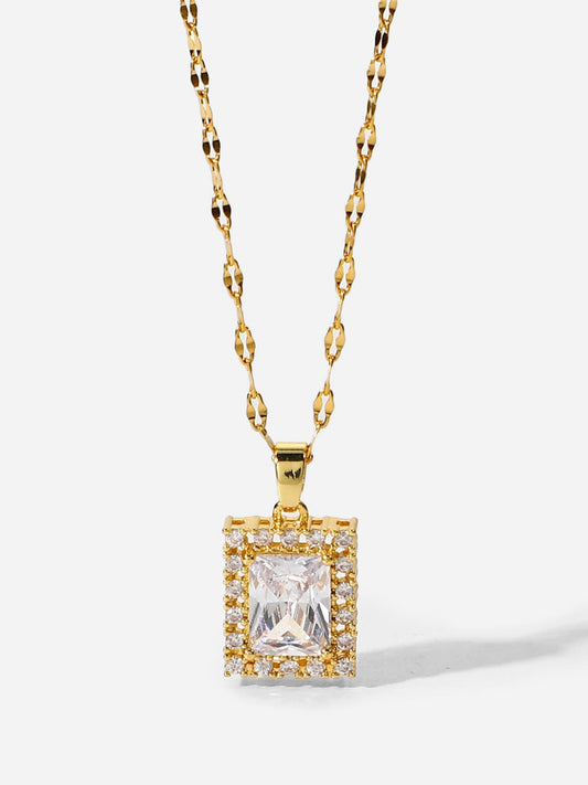 Cubic Minimalist Necklace