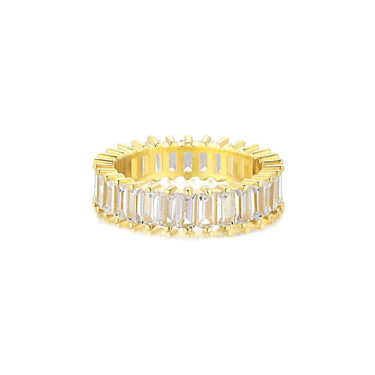 Gold Zirconia Ring