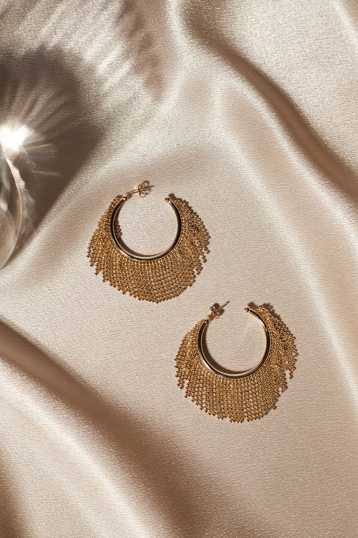 Selena Gold Filled Hoop Earrings