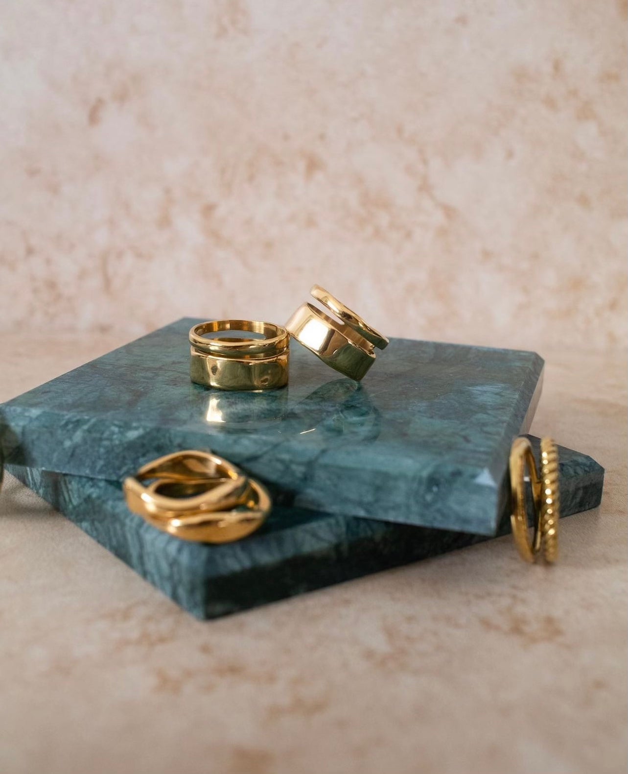 18k Double Brand Ring