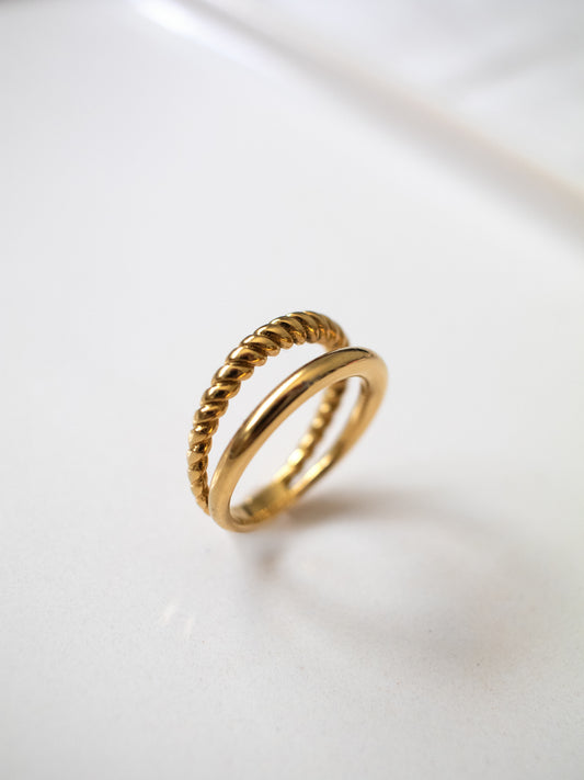 Double Twist Ring