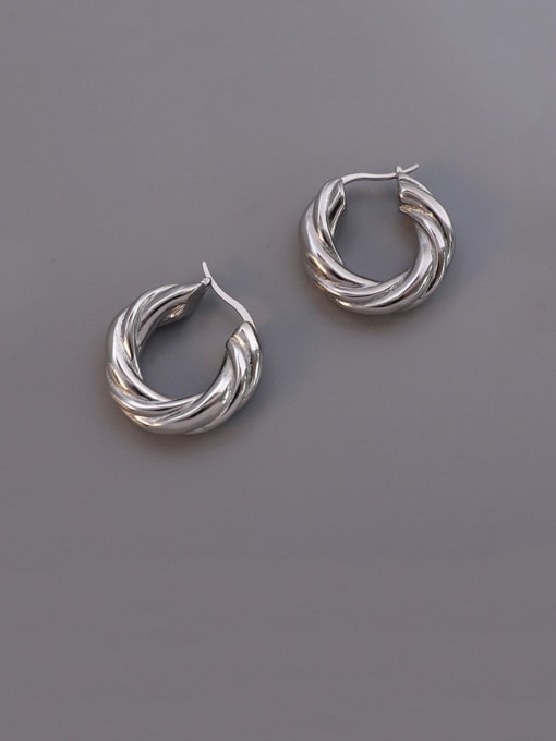 Twisted Gold Filled Hoop Earrings