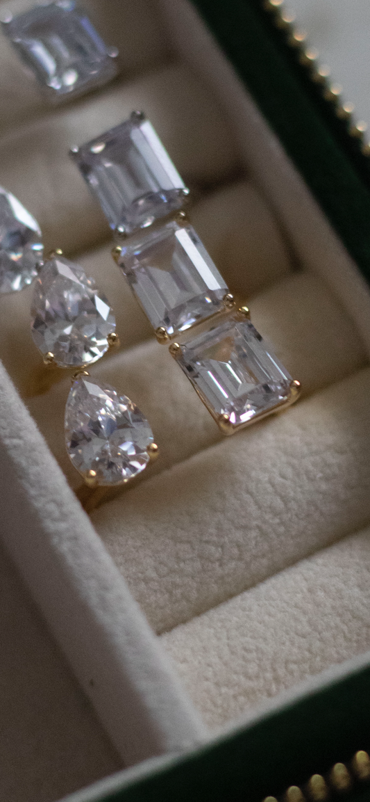 Two Stone Band Ring